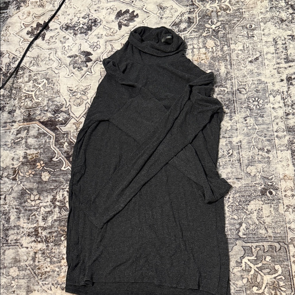 Impressions Black Turtleneck Top